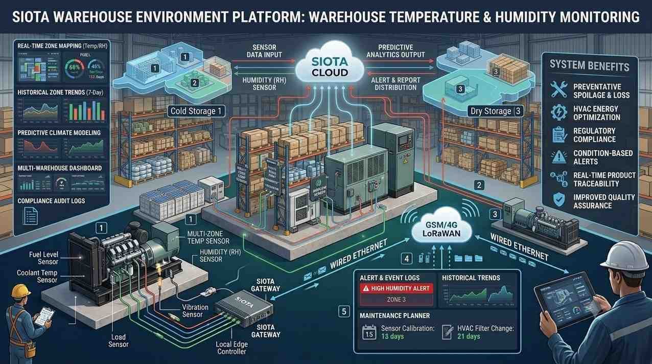 IoT Based Temperature and Humidity Monitoring System for Warehouse: What Every Warehouse Manager Needs to Know